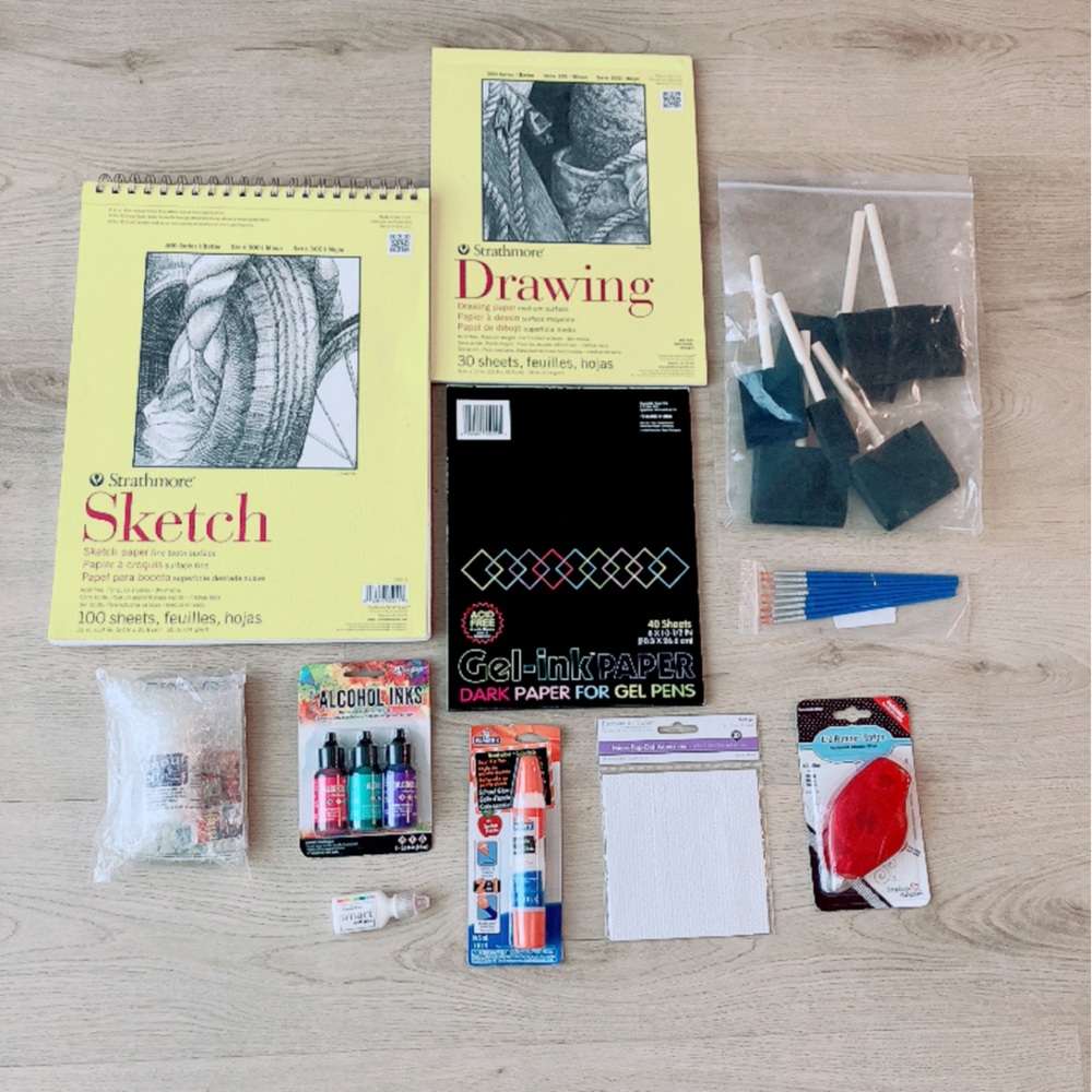 Art Supplies Bundle - Assorted Art Supplies Set All Brand New